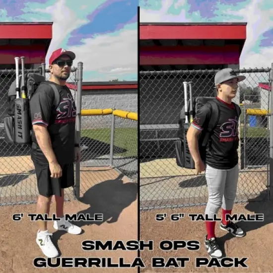 2025 Smash Ops Guerrilla Bat Pack - Charcoal/Black image {1}