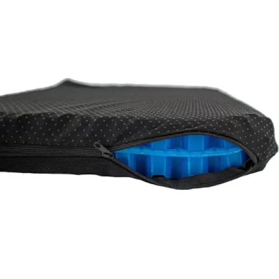 5 Star Super Deals Ergonomic Gel Honeycomb Cushion 2.4" Cooling Comfort with NonSlip Orthopedic Pressure Relief for Sciatica Tailbone BackPain Relief image {4}