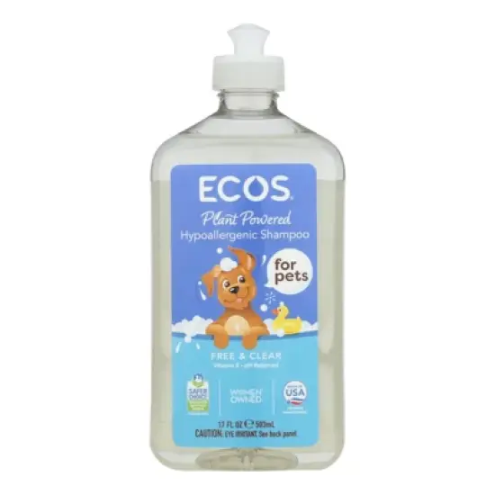 Ecos Fragrance Free Hypoallergenic Pet Shampoo - 17 fz image {5}