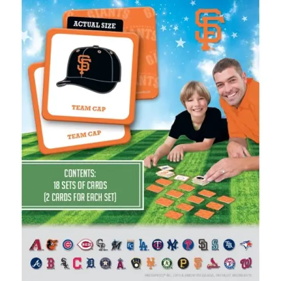 MasterPieces Officially Licensed MLB San Francisco Giants Matching Game for Kids and Families image {3}