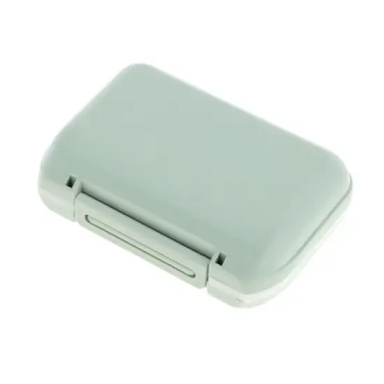 Unique Bargains 7 Grids Double Layers Pill Box 1 Pc image {7}