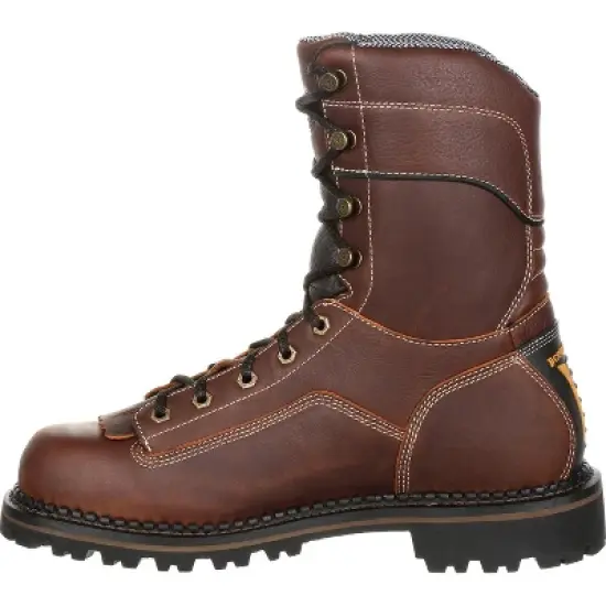 Men's Georgia Boot AMP LT Logger Composite Toe Low Heel Waterproof Work Boot image {4}