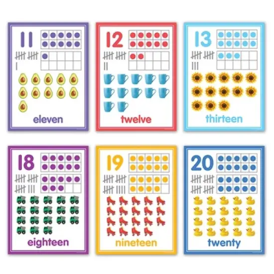 Teacher Created Resources&reg; Colorful Numbers 0-20 Bulletin Board Set, 23 Pieces image {2}