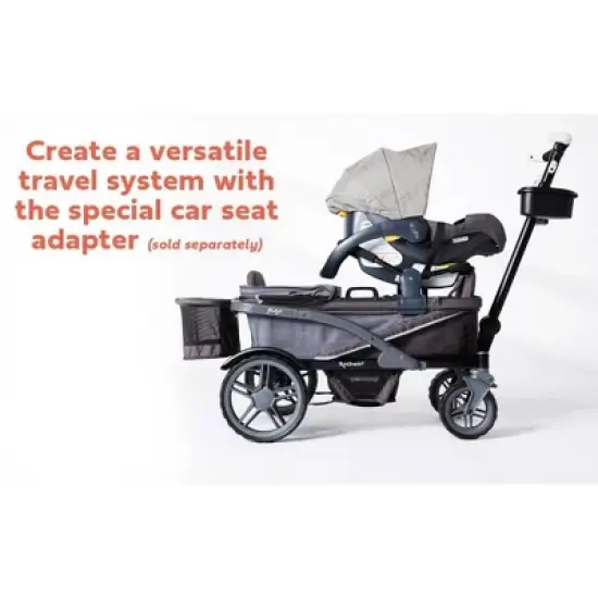 Gladly Family Anthem4 Wagon Stroller - Special Edition Graphite image {12}