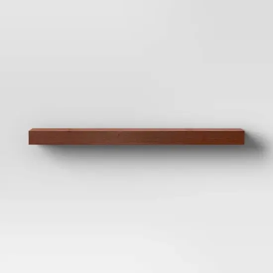 36" Floating Wood Shelf - Threshold&trade; image {2}