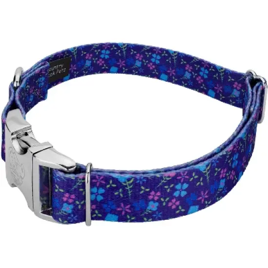 Country Brook Petz Premium Blueberry Fields Dog Collar image {1}