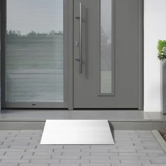 CuisinSmart 4" Rise Threshold Ramps for Doorways, Portable Door Ramps, 700 Lbs Capacity, Adjustable Aluminum Entry Ramp image {2}