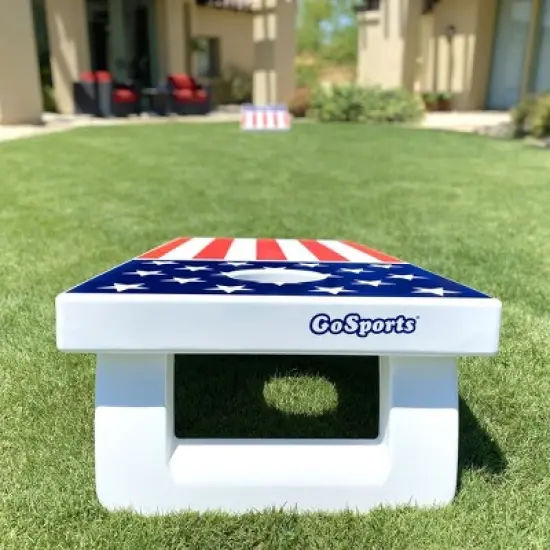 GoSports 4 ft x 2 ft All-Weather Cornhole Board Game Set image {4}