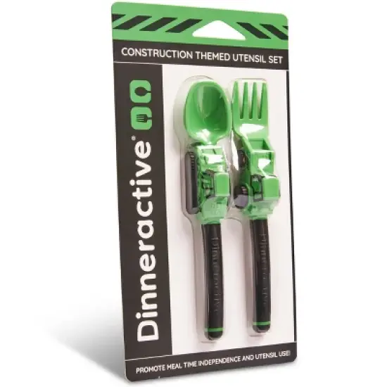 2pc Plastic Utensil Set - Dinneractive image {1}