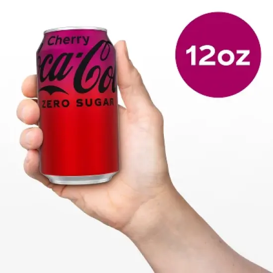 Coca-Cola Cherry Zero Soda - 12pk/12 fl oz Cans image {5}