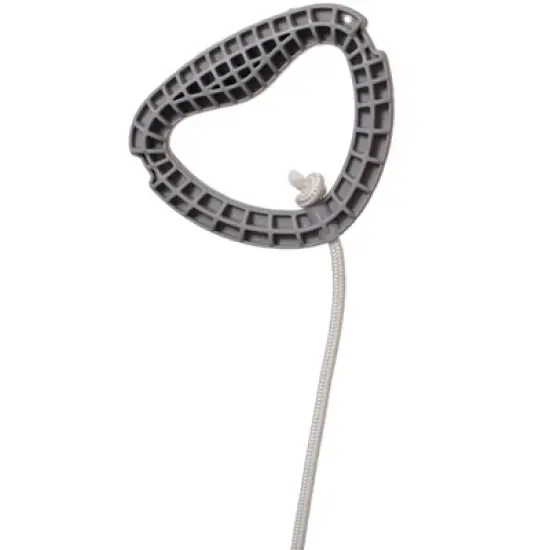 Outdoor Snow Sleigh Ice Sled Toy, Two Rider, Solid Hard Plastic with Pull Rope for Kids over 5 Years, Blue image {8}