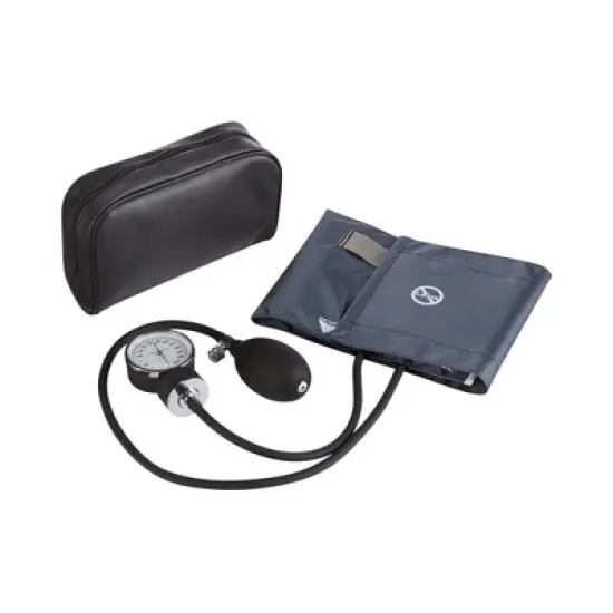 McKesson Adult Cuff Arm Aneroid Sphygmomanometer Unit 2-Tubes Blue 1 per Box image {1}