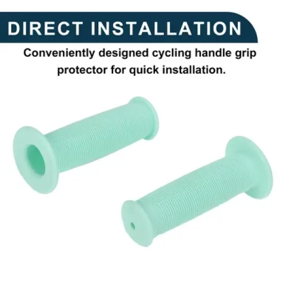 Unique Bargains Bike Handlebar Grips Covers 3.94" Long Blue 1 Pair image {5}