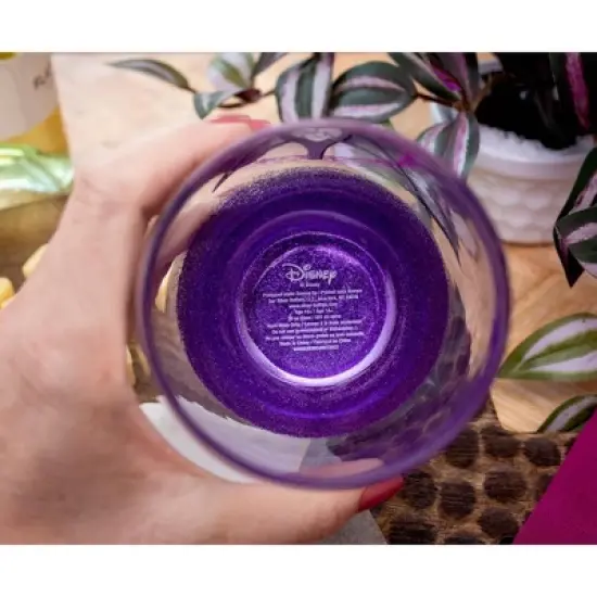 Silver Buffalo Disney Nightmare Before Christmas "All Hail Pumpkin King" Stemless Wine Glass image {6}