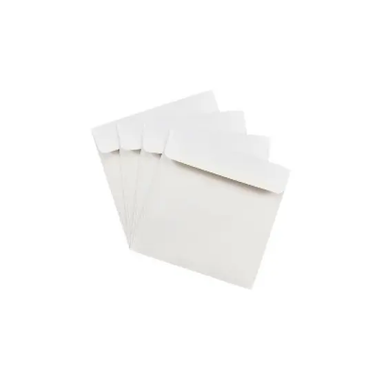 JAM Paper 6 x 6 Square Invitation Envelopes White 25/Pack (28416) image {2}