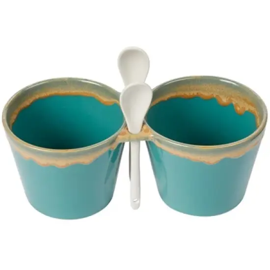 The Lakeside Collection Double Dip Bowls with Spoons image {4}