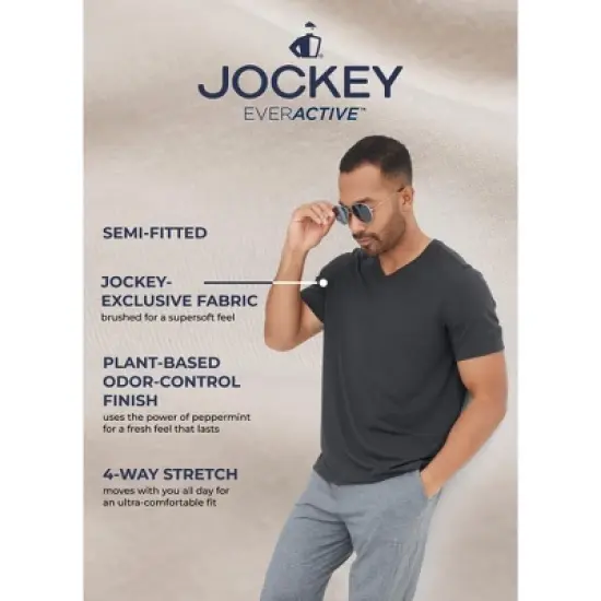 Jockey Men's EVERACTIVE V-Neck Tee image {2}