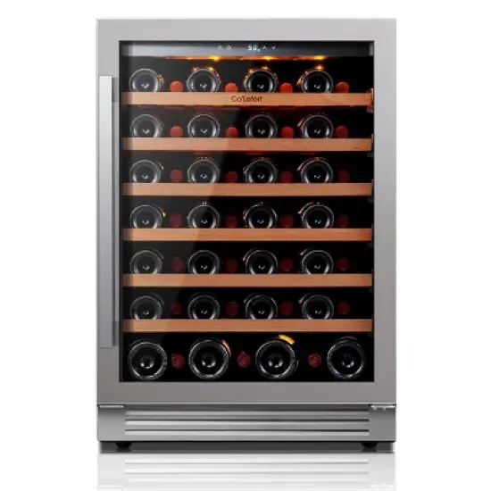 Ca'Lefort 24 Inch Wine Cooler Refrigerator - 54 Bottles Wine Fridge with Glass Door image {7}