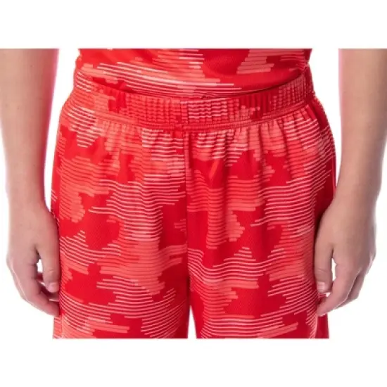 DC Comics Boys' Justice League Digital Camo The Flash 2 PC Pajama Set Red image {2}