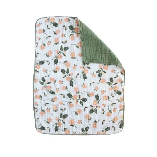 Red Rovr Organic Cotton Muslin Baby Blanket image {7}