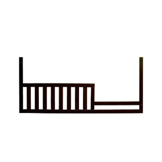 Suite Bebe Hayes Lifetime Crib and Toddler Guard Rail - White/Natural image {1}