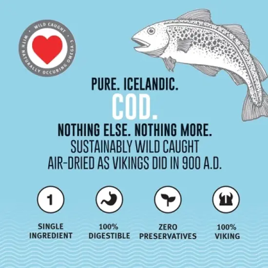 Icelandic+ Mini Cod Fish Chips Training Dog Treat 3-oz Bag image {3}