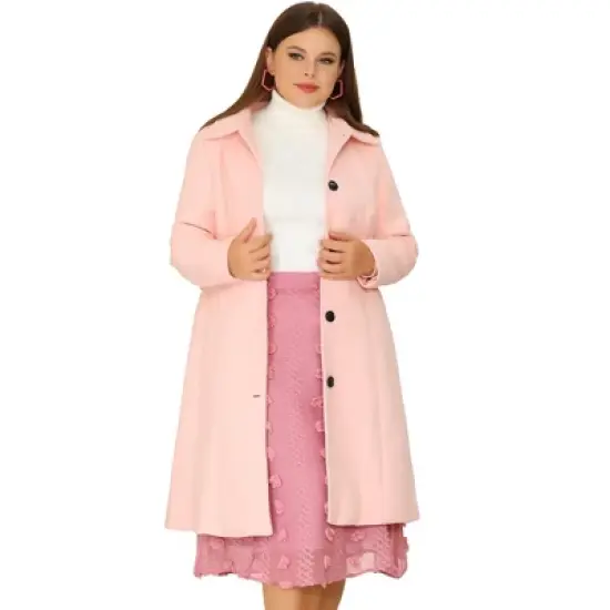 Agnes Orinda Women's Plus Size Winter Outfits Utility Belted Fashion Overcoats image {10}