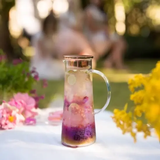 Pinky Up Charlie Glass Iced Tea Carafe image {3}