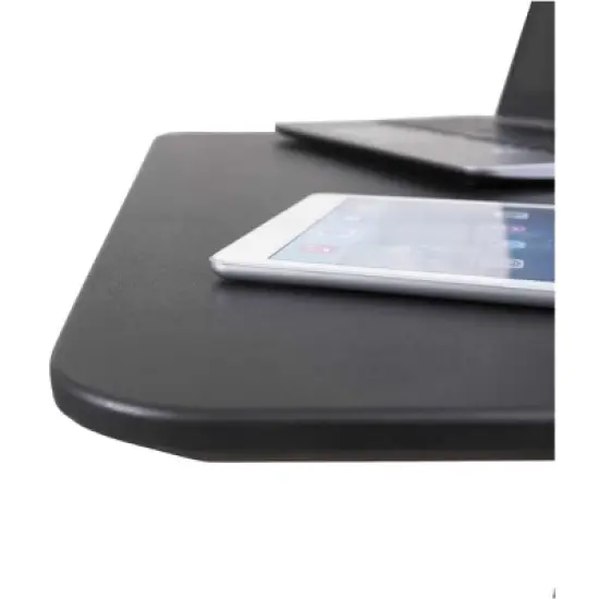 Stand Up Desk Store Pneumatic Adjustable Height Rolling Mobile Laptop Standing Desk Cart image {3}