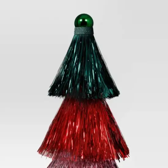 10.75" Christmas Tinsel Multicolor Tree D&eacute;cor - Wondershop&trade; image {2}