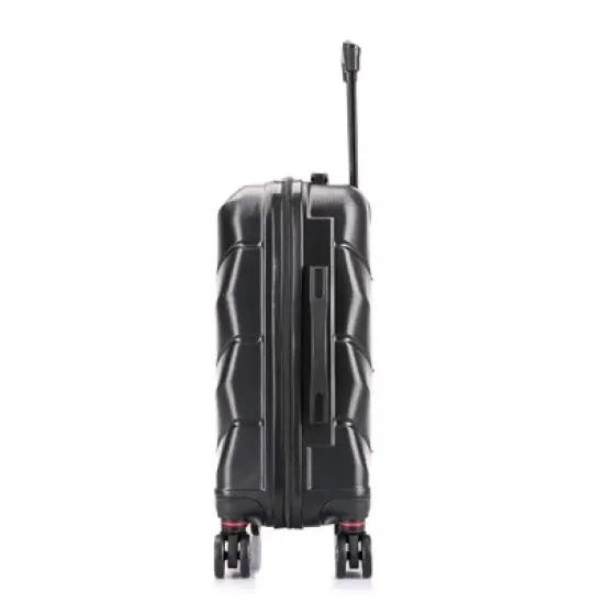DUKAP Zonix Lightweight Hardside Large Checked Spinner Suitcase image {2}