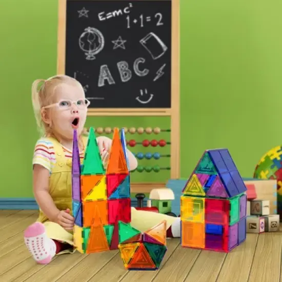 Picasso Tiles Magnetic Tile 60pc Building Set image {2}