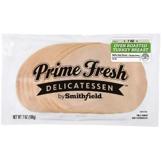 Prime Fresh Oven Roasted Turkey Breast Lunchmeat - 7oz image {3}