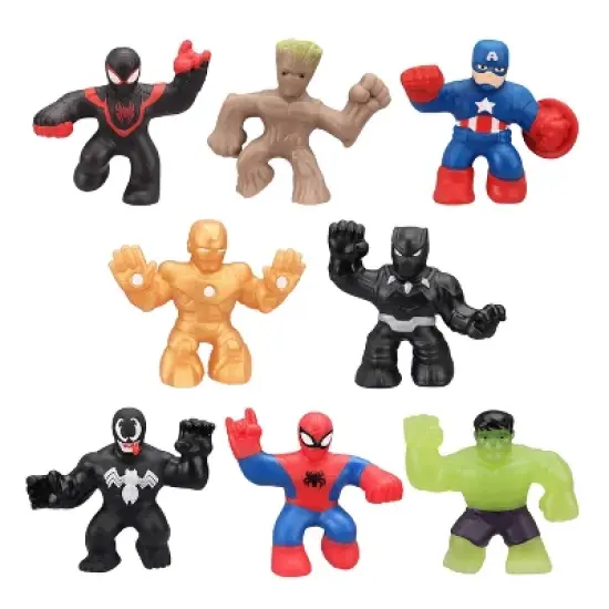 Heroes of Goo Jit Zu Minis Marvel Mega 8 Pack (Target Exclusive) image {1}