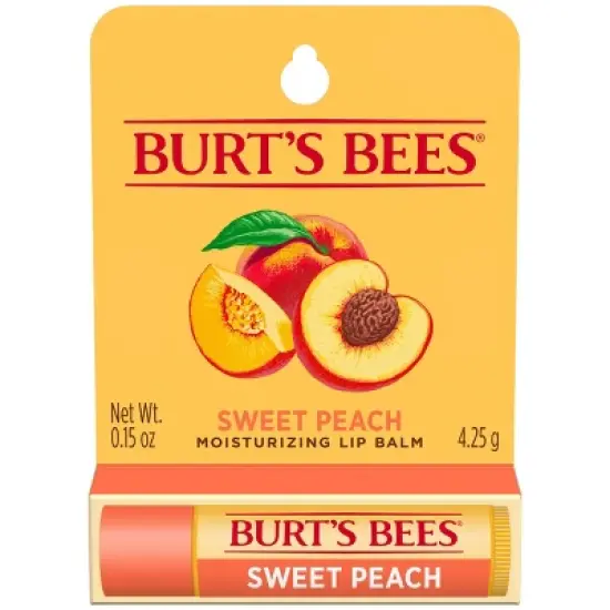 Burt's Bees Lip Balm Sweet Peach Blister Box - 0.15oz image {12}