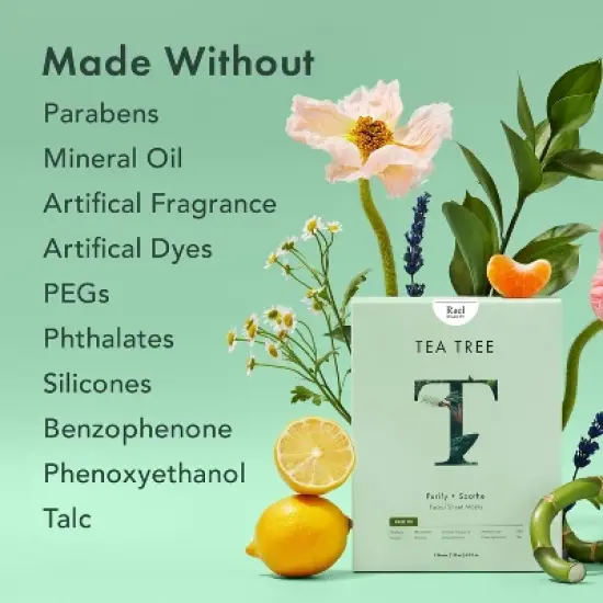 Rael Beauty Tea Tree Facial Sheet Mask - 5ct/4.2oz image {7}