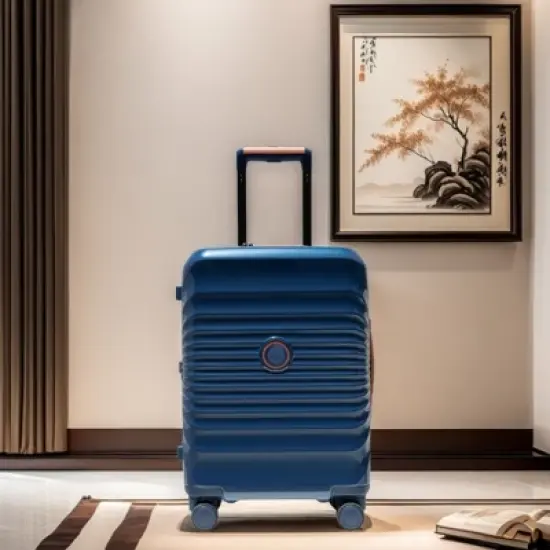 SEVOBAL Luggage Large Check-In Suitcase Expandable with TSA Lock, Durable ABS and PC Spinner Suitcase for Travel, Back School, Blue, 21"*11"*30" image {1}