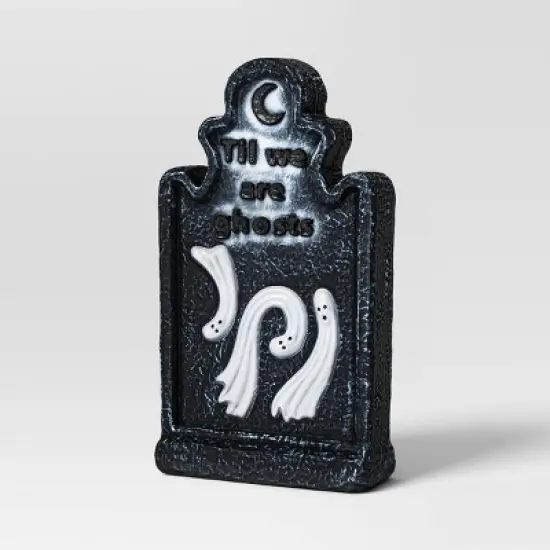 20" Textured Till We are Ghosts Lit Halloween Decorative Prop - Hyde and EEK! Boutique&trade; image {2}