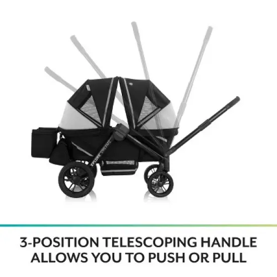 Evenflo Pivot Xplore Dreamz Stroller Wagon with Infant Car Seat Adapter image {5}