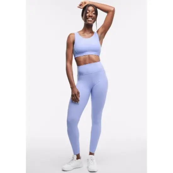 Peloton Women's Cadent Laser Perforated Legging, Ice Blue image {9}
