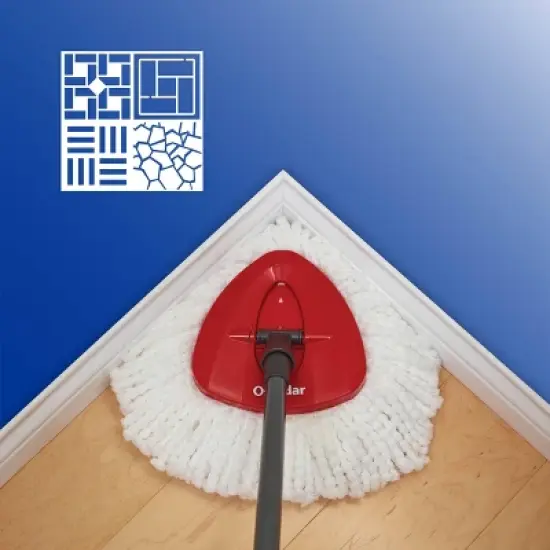O-Cedar EasyWring Spin Mop and Bucket System image {2}
