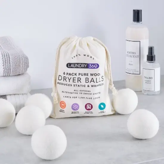Laundry 360 6pk Wool Dryer Balls image {4}