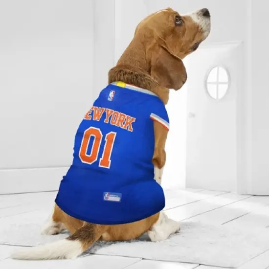 NBA New York Knicks Pets Basketball Mesh Jersey image {2}