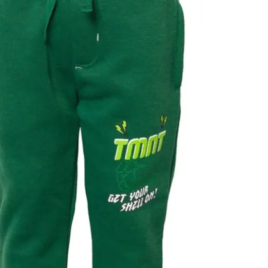 Teenage Mutant Ninja Turtles Michelangelo Leonardo Raphael Fleece Pullover Hoodie and Pants Outfit Set Toddler to Big Kid image {7}