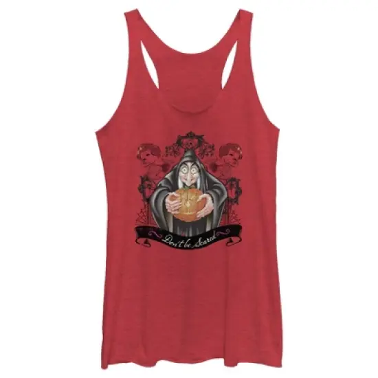 Women's Snow White and the Seven Dwarves Evil Queen Pumpkin Racerback Tank Top image {5}