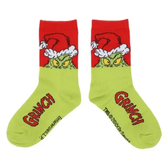 The Grinch & Max Kids 3-Pair Crew Socks image {3}