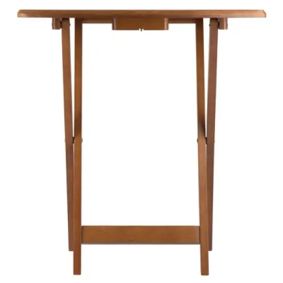 5pc Dylan Oversize Snack Table Set Teak Brown - Winsome image {7}