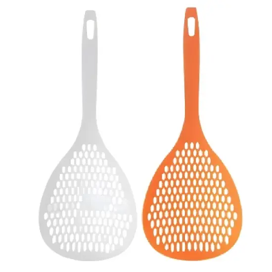 Kitcheniva Scoop Colander Strainer Spoon With Handle image {2}