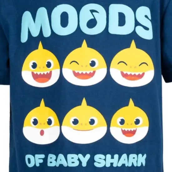 Pinkfong Mommy Shark Daddy Shark Baby Shark 3 Pack Graphic T-Shirts  image {6}