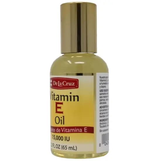 De La Cruz Vitamin E Oil - 2.2 fl oz image {1}
